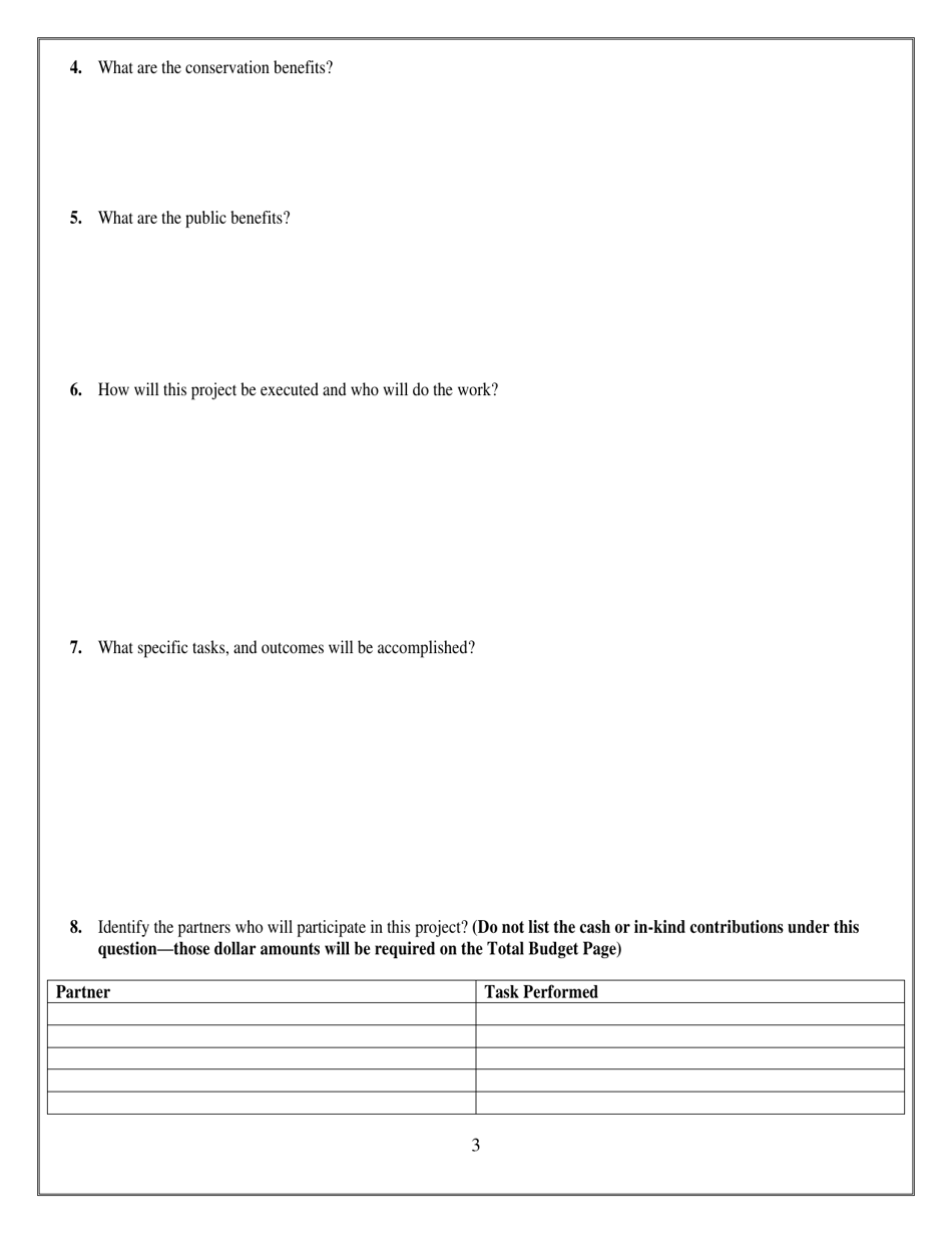 Conservation Districts Grant Program Hb223 Grant Application - Montana, Page 3