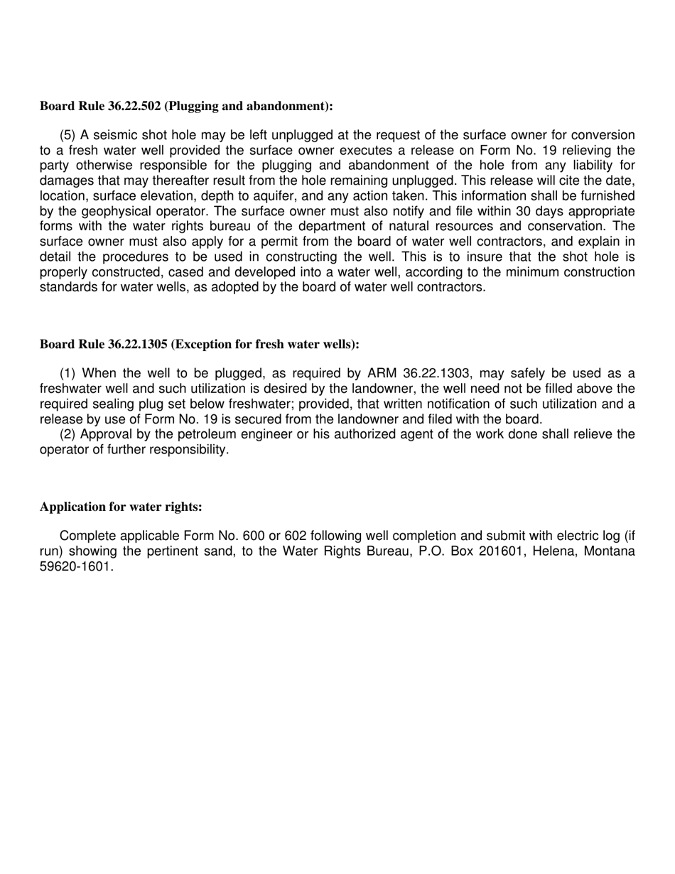 Form 19 Release Agreement - Montana, Page 2