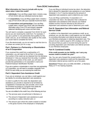 Form DCAC Dependent Care Assistance Credits - Montana, Page 2