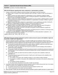 Form FA-24C Authorization Request for Self-directed Skilled Services - Nevada, Page 8