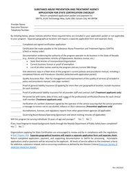 Document preview: Application for State Certification Checklist - Nevada