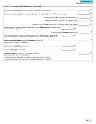 Form T2 Schedule 72 Income Inclusion for Corporations That Are Members of Multi-Tier Partnerships (2019 and Later Tax Years) - Canada, Page 4