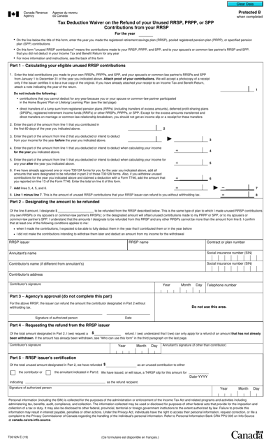 Form T3012A  Printable Pdf