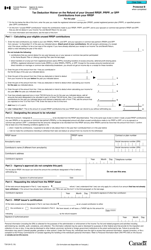 Form T3012A Tax Deduction Waiver on the Refund of Your Unused Rrsp, Prpp, or Spp Contributions From Your Rrsp - Canada