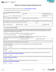 Form RC626 Offshore Tax Informant Program Submission Form - Canada, Page 2