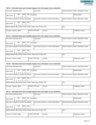 Form RC626 Offshore Tax Informant Program Submission Form - Canada, Page 5