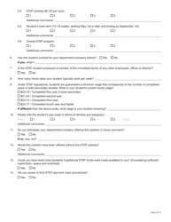 Form YG6349 Supervisor Survey for the Student Training and Employment Program (Step) - Yukon, Canada, Page 2