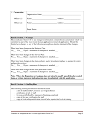 Early Learning and Child Care Transfer of Assignment of Licence Application Form - Prince Edward Island, Canada, Page 5