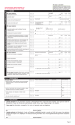Form SR-2437A Application for Financial Assistance - Quebec, Canada, Page 4