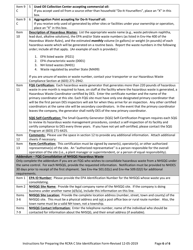 Instructions for Form NHDES-S-01-009 Rcra C Site Identification Form - New Hampshire, Page 6