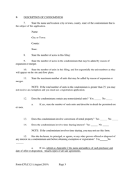 Form CPLC121 Application for Twenty-Five Unit Exemption - New Hampshire, Page 3
