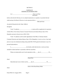 Form CPLC121 Application for Twenty-Five Unit Exemption - New Hampshire, Page 8