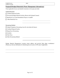 Sediment Sampling and Analysis Plan (Ssap) File Number Request Form - New Jersey, Page 4