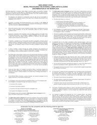 Form DPF481 Discrimination Complaint Processing Form - New Jersey, Page 2