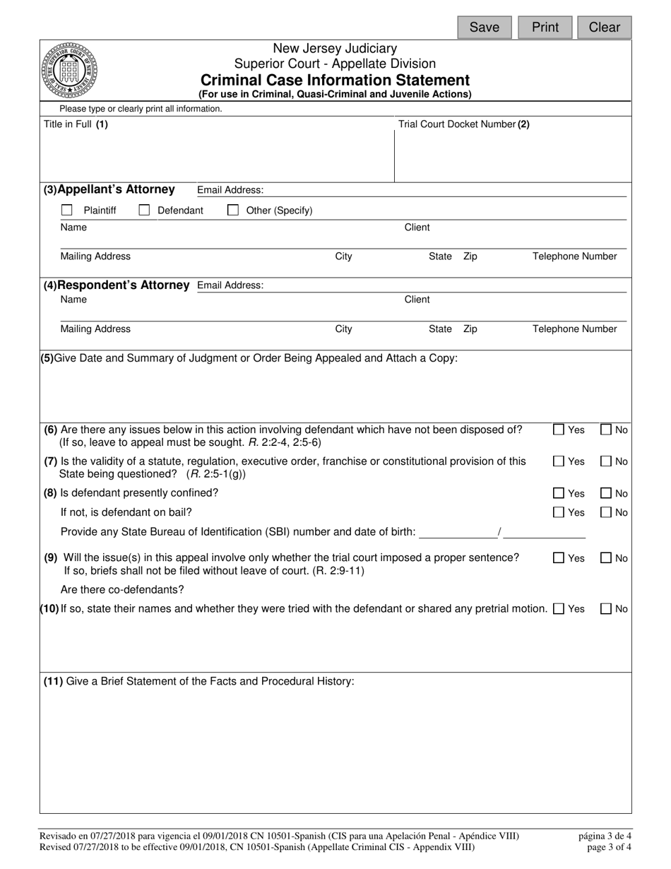 Form 10501 - Fill Out, Sign Online and Download Fillable PDF, New ...