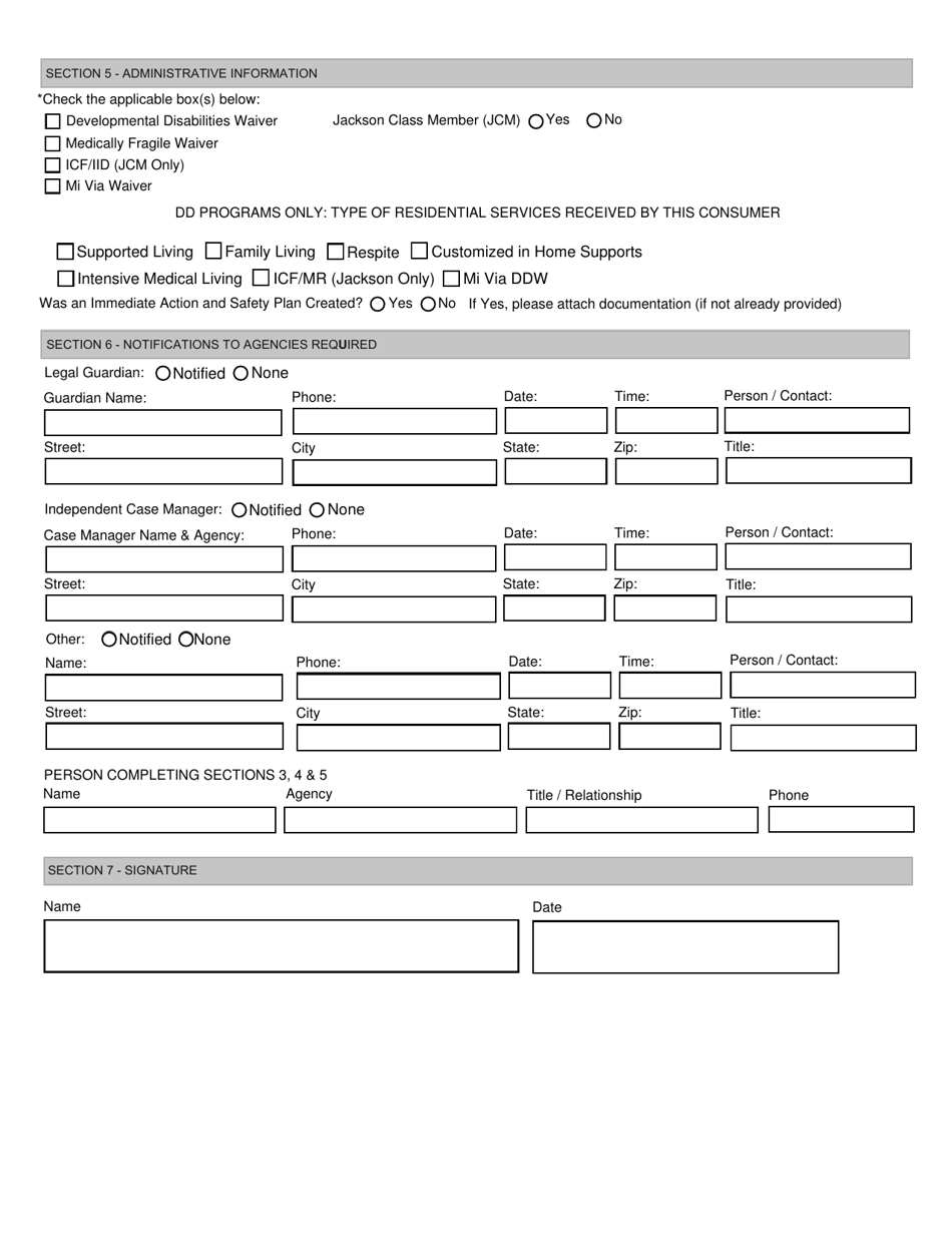 2019 New Mexico Abuse, Neglect And Exploitation Or Report Of Death Form 