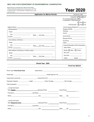 Application for Marine Permits - New York, Page 3