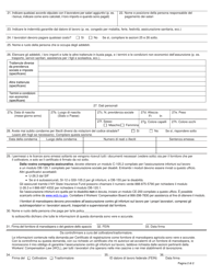 Form LS113.1I Application for Farm Labor Contractor Certificate of Registration/Application for Farm Labor Camp Commissary Permit - New York (Italian), Page 2