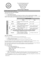 Document preview: Form SH483 Asbestos Project Notification - New York