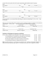 Form SH860 Application for License to Deal in or Manufacture Explosives - New York, Page 2