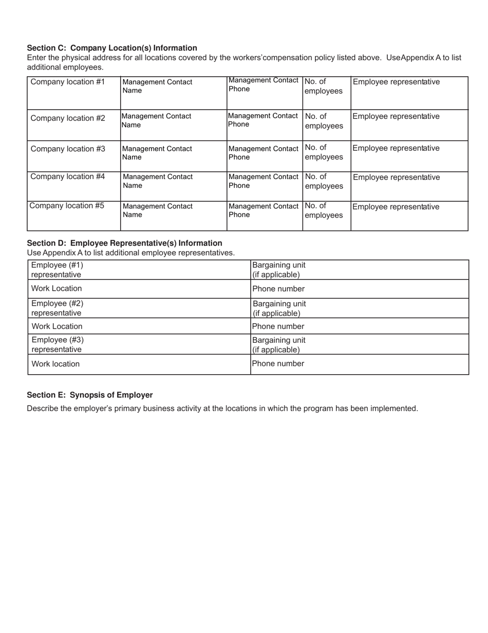 Form SH928 Workplace Safety  Loss Prevention Incentive Program Drug and Alcohol Prevention Program - Section 1.14 of Icr 60 Evaluation Report - New York, Page 2