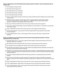 Form SH890 Application for Workplace Safety &amp; Loss Prevention Consultant and Specialist Certifications and Renewals - New York, Page 3