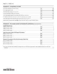 Form IT-228 Contributions to Certain Funds Credit - New York, Page 2