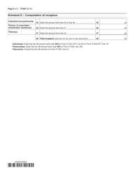 Form IT-645 Recapture of Start-Up Ny Tax Benefits - New York, Page 4