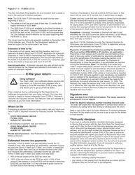 Instructions for Form IT-205 Fiduciary Income Tax Return - New York, Page 4