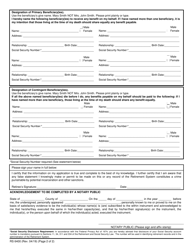 Form RS6400 Retirement Option Election Form for Designating Multiple Beneficiaries - New York, Page 2