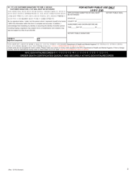 Death Certificate Application - New York City (English/Korean), Page 2