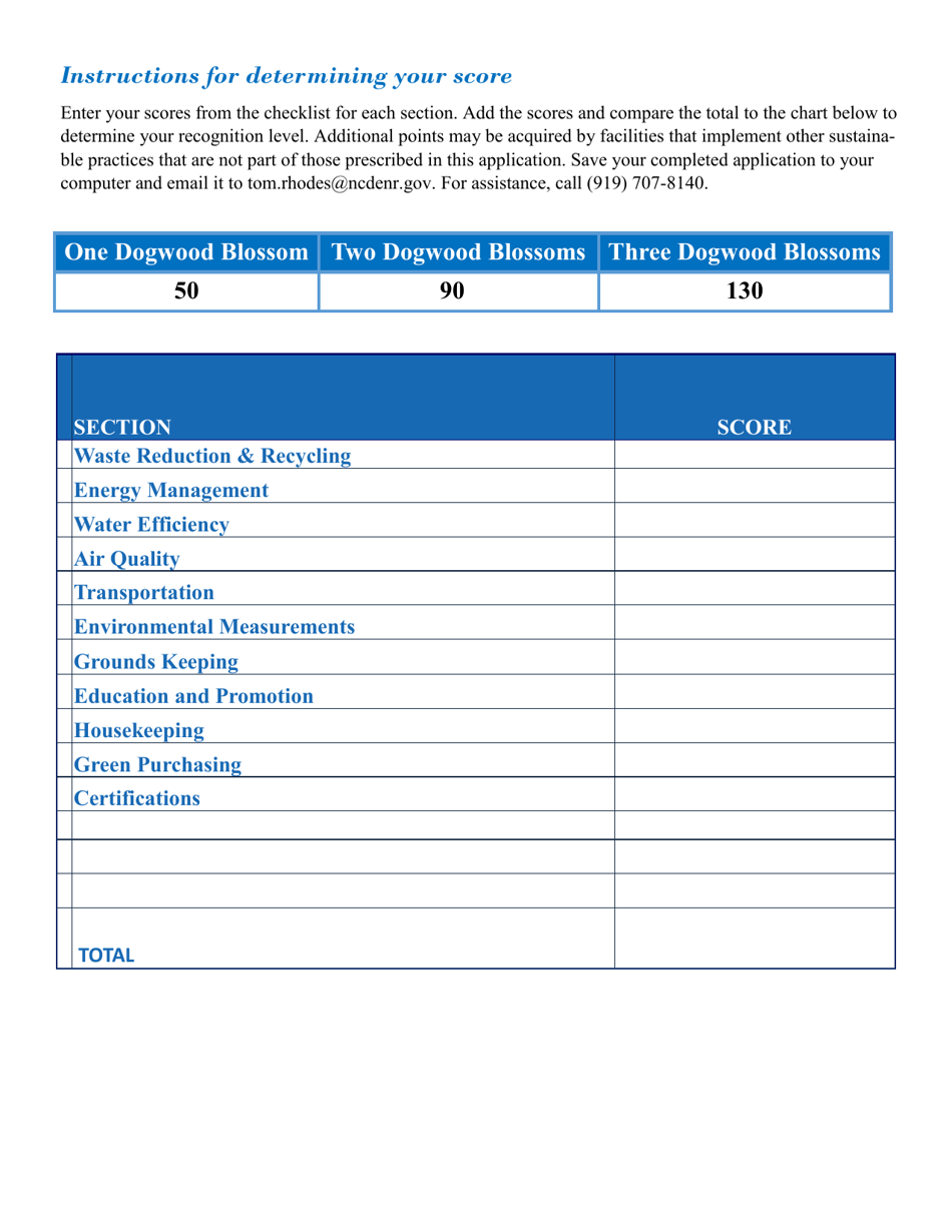 Nc Greentravel Sustainable Museums Application - North Carolina, Page 7
