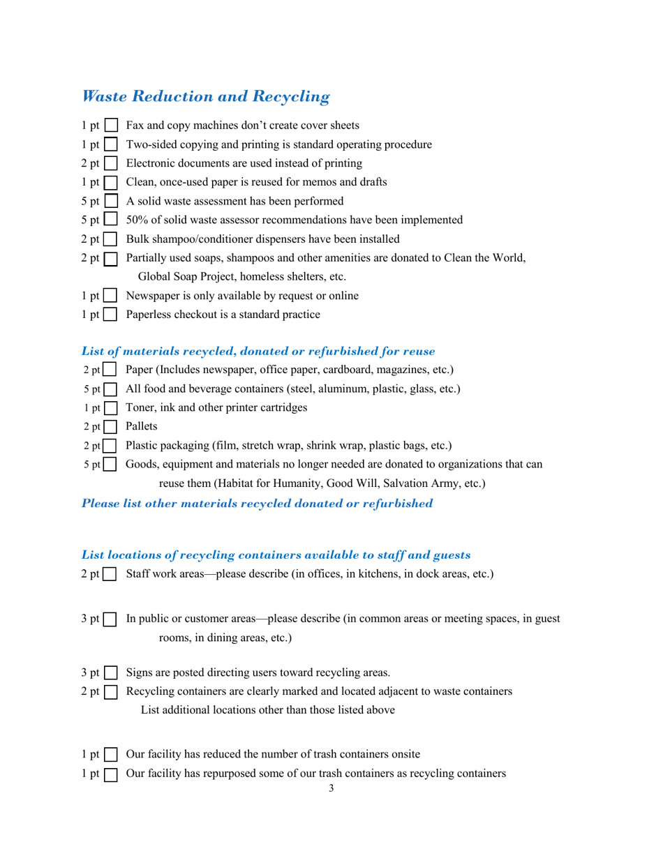 Nc Greentravel Hotel  Lodging Application - North Carolina, Page 3