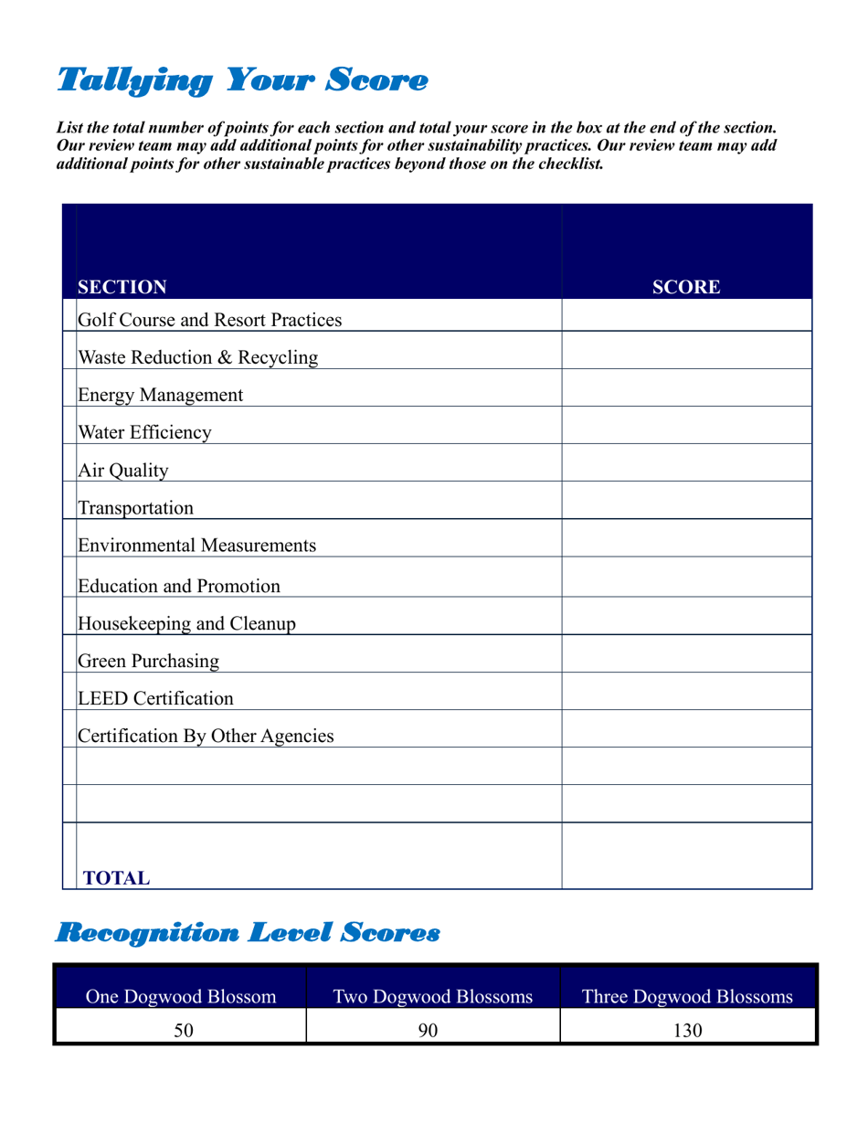 Nc Greentravel Golf Facility Application - North Carolina, Page 11