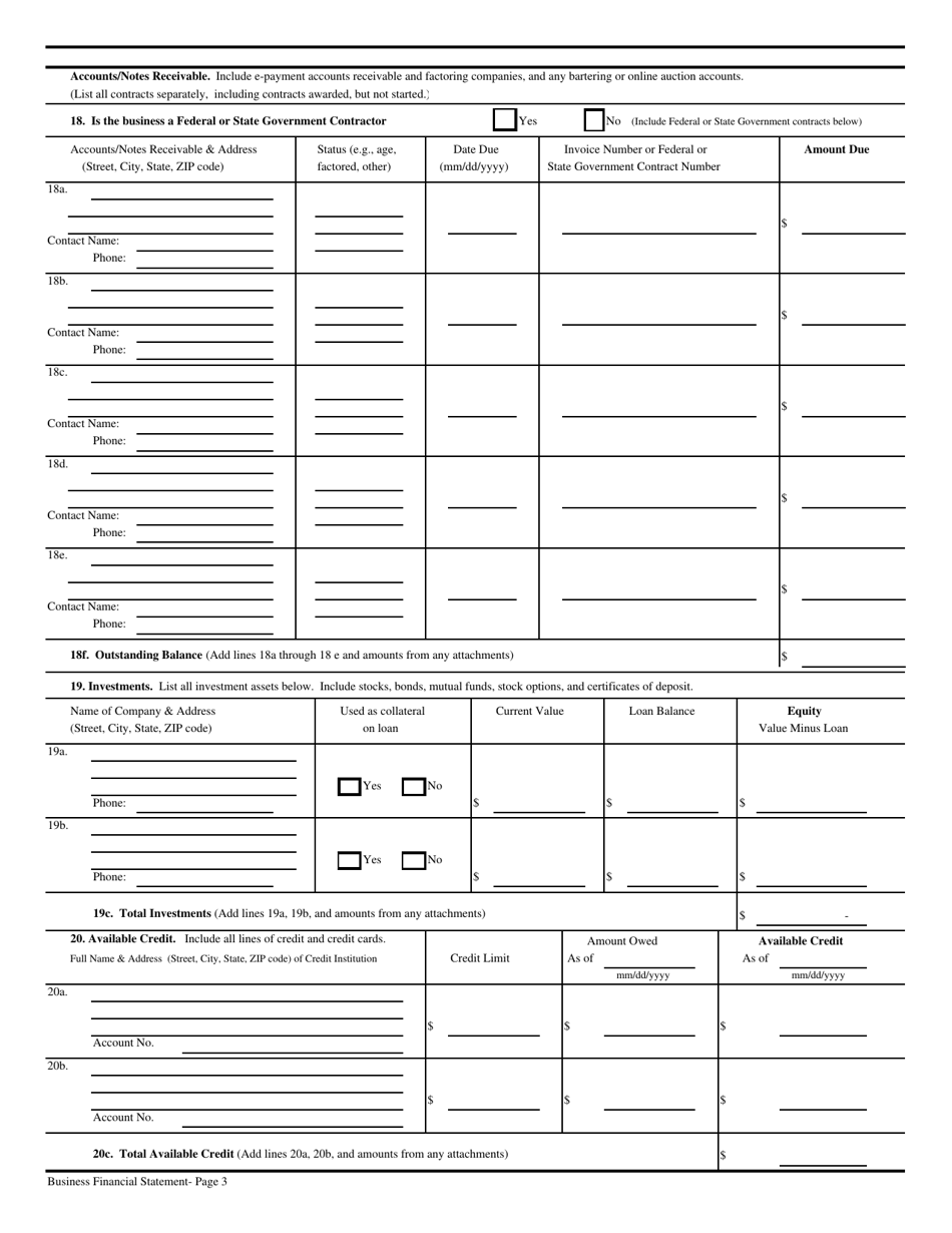 Form RO-1063 Collection Information Statement for Business - North Carolina, Page 3