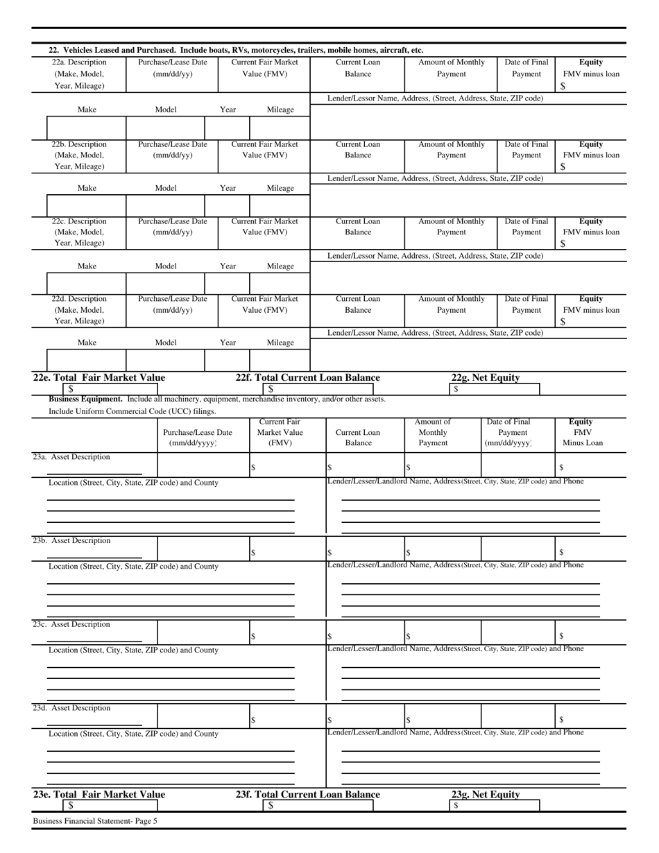 Form RO-1063 Collection Information Statement for Business - North Carolina, Page 5