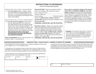 Form AOC-CR-107 Warrant for Arrest Misdemeanor Worthless Check - North Carolina, Page 4