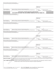 Form AOC-CV-838 Waiver of Court-Ordered, Nonbinding Arbitration - North Carolina (English/Vietnamese), Page 2