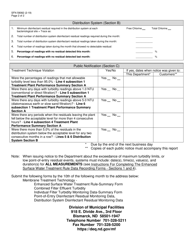 Form SFN59082 Membrane Treatment Technology Long Term 1 - Enhanced Surface Water Treatment Rule Summary - North Dakota, Page 2