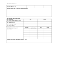 Form SFN61006 Emission Unit for Title V Permit to Operate - North Dakota, Page 4