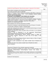 Form OP-110214 Attachment A Workplace Violence Incident Checklist - Oklahoma, Page 2