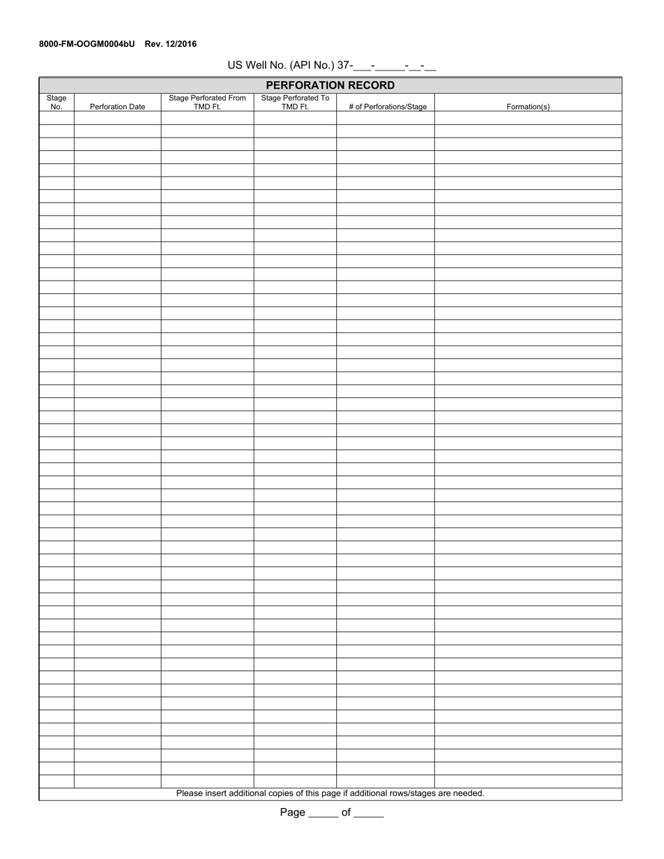 Form 8000-FM-OOGM0004BU Completion Report (Unconventional Operators Only) - Pennsylvania, Page 2