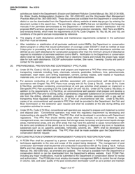 Form 8000-PM-OOGM0006 Authorization of Coverage Under the Erosion and Sediment Control General Permit (Escgp-3) for Earth Disturbance Associated With Oil and Gas Exploration, Production, Processing, or Treatment Operations or Transmission Facilities - Pennsylvania, Page 14