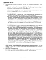 Form 8000-PM-OOGM0006 Authorization of Coverage Under the Erosion and Sediment Control General Permit (Escgp-3) for Earth Disturbance Associated With Oil and Gas Exploration, Production, Processing, or Treatment Operations or Transmission Facilities - Pennsylvania, Page 16