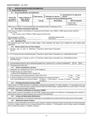 Form 8000-PM-OOGM0087U Water Management Plan Approval/Renewal Request (Unconventional Operations Only) - Pennsylvania, Page 2