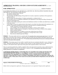 Form H114.600 Application for Apprentice or Temporary Fitter Registration - Pennsylvania, Page 3