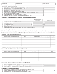 Form FAE174 (RV-R0012001) Franchise and Excise Financial Institution and Captive Real Estate Investment Trust Tax Return - Tennessee, Page 2