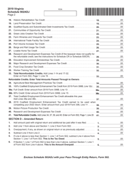 Schedule 502ADJ Pass-Through Entity Schedule of Adjustments - Virginia, Page 2