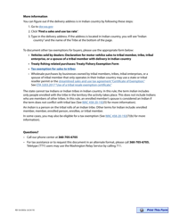 Form REV36 0003 Private Party Selling a Motor Vehicle to Tribes - Washington, Page 2