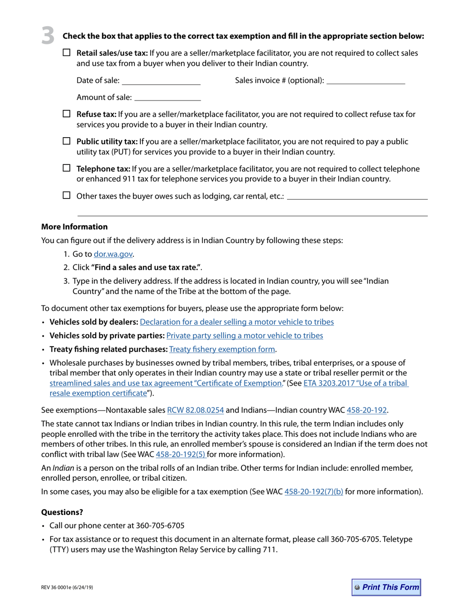 Form REV36 0001E - Fill Out, Sign Online and Download Fillable PDF ...
